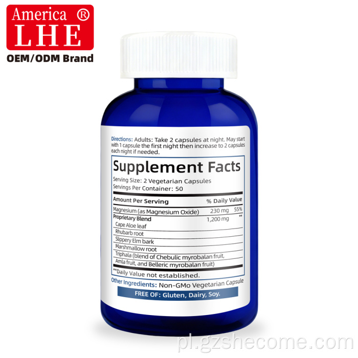 New Arrival Overnight Formula Herbs Suplement magnezu